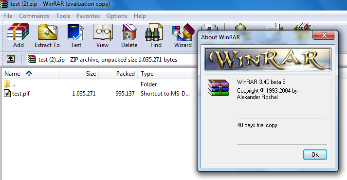 No Security Warning in Version 3.40