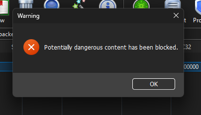Security Alert from WinRAR